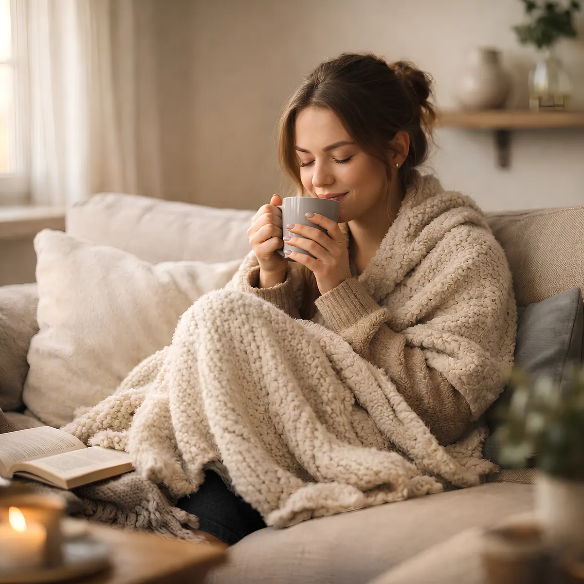 Winter Kindle Reading Setup: How to Stay Warm, Lit and Comfortable
